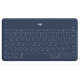 Tastatura Logitech Keys-To-Go Classic cu suport pentru iPhone, Wireless, Albastru