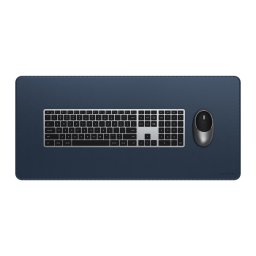 Protectie pentru birou Satechi Vegan-Leather Premium Desk Mat, piele vegana, albastru