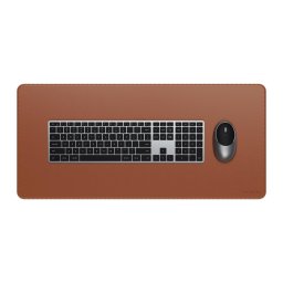 Protectie pentru birou Satechi Vegan-Leather Premium Desk Mat, piele vegana, maro