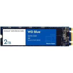 SSD WD Blue SA510 2TB SATA, M.2 2280, Read/Write: 560/520 MBps, IOPS 87K/83K, TBW: 500 "WDS200T3B0B-00C7C0"