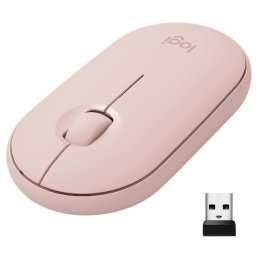 LOGITECH Pebble Mouse 2 M350s - TONAL ROSE - BT - N/A - EMEA-808 - DONGLELESS "910-007014" (timbru verde 0.18 lei)