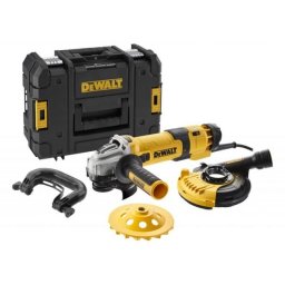 Polizor unghiular DeWalt DWE4257KT – 1500 W, set pentru șlefuire beton, 125 mm