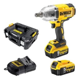 Înșurubător cu impact DeWalt DCF900P2T – pătrat 1/2", 18 V, 2 acumulatori 5 Ah, TSTAK