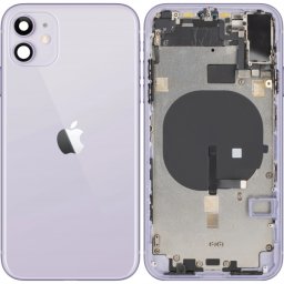 Capac Baterie Apple iPhone 11, Cu Carcasa Mijloc, Mov, Swap Premium