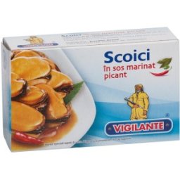 Set 3 x Scoici in Sos Marinat Picant, Vigilante, 115 g