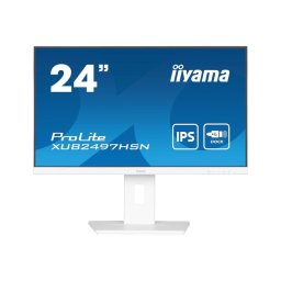 Monitor Iiyama XUB2497HSN-W2 | 24", IPS, Full HD, 100Hz, Alb