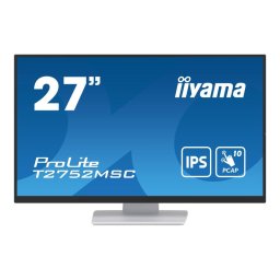 Monitor Tactil iiyama ProLite T2752MSC-W1AG | 27", Full HD, IPS, Alb