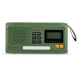 Radio portabil ELECTROMURES EM1044, FM/AM, lanternă, Verde