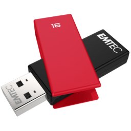 Memeorie Emtec C350 Brick 16GB,USB 2.0, rosu