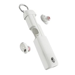 Casti wireless Skullcandy Method 540 ANC, Sound by Bose, Bluetooth 5.3, autonomie pana la 40 ore, IPX4, alb Bone