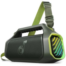 Boxa Portabila Bluetooth Anker SoundCore Boom 2 Plus New Version, 140W, TWS, RGB, Waterproof, Verde A3134062