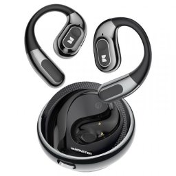 Casti Bluetooth Monster AC330 AI Translation, TWS, Negru