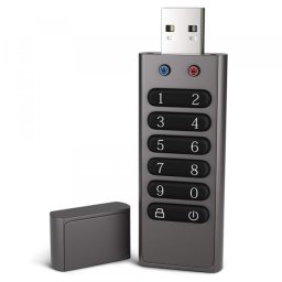 Memorie Externa USB-A 3.0 OEM XC002 KeySecure, 64Gb, Gri