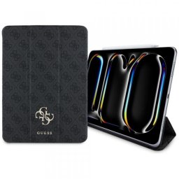 Husa pentru Apple iPad Pro 11 (2024), Guess, 4G Big Logo, Neagra
