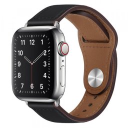 Curea Techsuit W033 pentru Apple Watch 49mm / 46mm / 45mm / 44mm / 42mm Series, Neagra