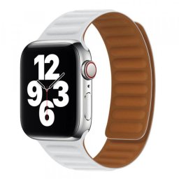 Curea Techsuit W035 pentru Apple Watch 42mm / 41mm / 40mm / 38mm Series, Alba