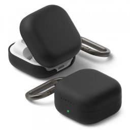 Husa Ringke pentru Samsung Galaxy Buds4 / Buds4 Pro, Neagra