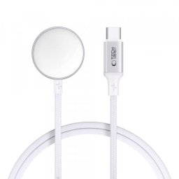 Incarcator Wireless Tech-Protect MC02 Ultraboost C pentru Apple Watch Series, USB-C, Alb