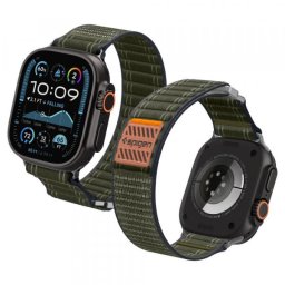 Curea Spigen WBF0 pentru Apple Watch 49mm / 46mm / 45mm / 44mm Series, Verde AMP10142