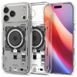 Husa MagSafe pentru Apple iPhone 17 Pro, Spigen, Ultra Hybrid Neo One, Transparenta ACS10354