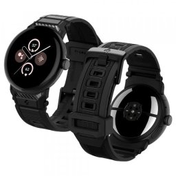 Curea Spigen Rugged pentru Google Pixel Watch 41mm Series, Neagra AMP07556