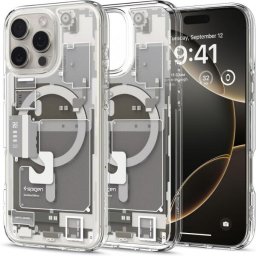 Husa MagSafe pentru Apple iPhone 16 Pro, Spigen, Ultra Hybrid Zero One, Bej ACS08137