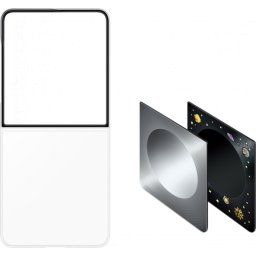 Husa pentru Samsung Galaxy Z Flip8 F776, FlipSuit Case, Neagra EF-FF776CBEGWW