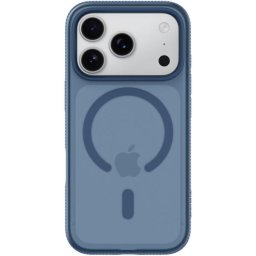 Husa MagSafe pentru Apple iPhone 17 Pro, Belkin, SheerForce Grip, Bleumarin MSA035hqNY