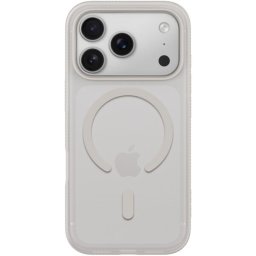 Husa MagSafe pentru Apple iPhone 17 Pro, Belkin, SheerForce Grip, Bej MSA035hqSA