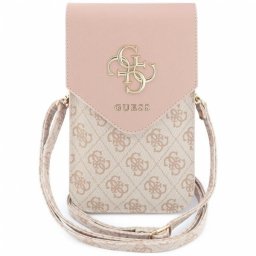 Geanta Universala pentru Telefon, Guess, 4G Grained Classic Logo, Roz