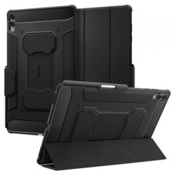Husa pentru Samsung Galaxy Tab S11 Ultra, Spigen, Rugged Armor Pro, Neagra ACS10150