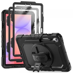 Husa pentru Samsung Galaxy Tab S10 Lite / Tab S10 FE / Tab S9 FE / Tab S9, Tech-Protect, Solid360, Neagra