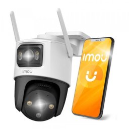 Camera de Supraveghere Imou Cruiser Dual IPC-S7XP-8M0WED-0360B, Wi-Fi, 2.8K + 2K, IP66, Exterior, Alba