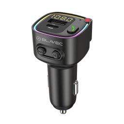 Modulator FM Bluetooth Blavec Flash TR-02, 1 x USB-A - 1 x USB-C