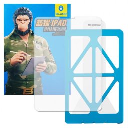 Folie de protectie Ecran Blueo HD Applicator Pro pentru Apple iPad Pro 12.9 (2022) / Pro 12.9 (2021) / Pro 12.9 (2020), Sticla Securizata, Full Glue