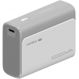 Baterie Externa Cuktech CP13, 10000mAh, 30W, QC + PD, 1 x USB-A - 1 x USB-C, Gri