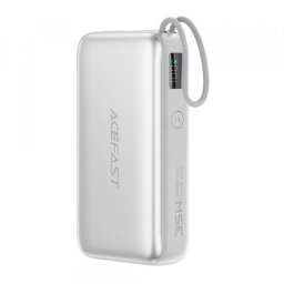 Baterie Externa Acefast M32, 10000mAh, 35W, PD , 2 x USB-C, Argintie