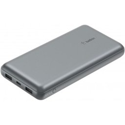 Baterie Externa Belkin BPB012btGY, BoostCharge Pro, 20000mAh, 15W, 1 x USB-C - 2 x USB-A, Gri