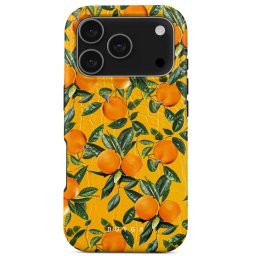 Husa Burga Husa Dual Layer Magsafe Orange Lemonade iPhone 17 Pro
