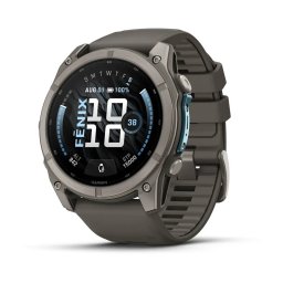 Smartwatch fēnix 9 51mm Titanium with Pebble Grey Silicone Band