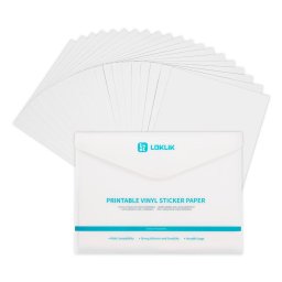 Set 20 coli autocolante printabile mate A4 din vinyl LOKLiK