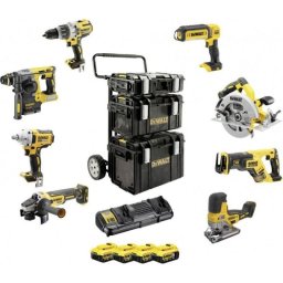 Set scule DeWalt DCK856P4 – 8 scule, 18 V, 4 acumulatori 5 Ah