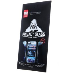 Folie de protectie Ecran Privacy OEM Glass pentru Apple iPhone 18 Pro Max, Sticla Securizata, Full Glue