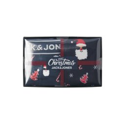 Jack & Jones Set cadou barbati, format dintr-o pereche de boxeri si 2 perechi de sosete, JACSANTA, Bleumarin inchis (SELECTATI MARIMEA: L)