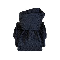 Cravata matase Grenadine Gentlemen`s Corner - Navy Grossa