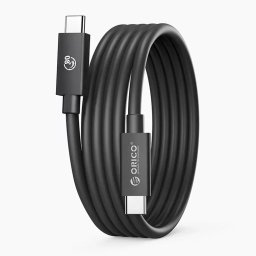 Orico USB4 Thunderbolt5 Cable 80Gbps 240W USB-C to USB-C 1m - Black