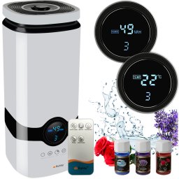 Umidificator de aer cu aromaterapie si ionizare Ruhhy 4L