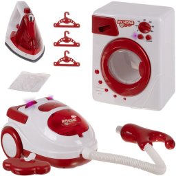 Set electrocasnice de jucarie pentru copii 3 în 1, cu lumini si sunete
