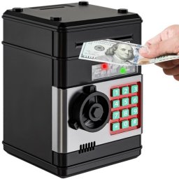 Pusculita electronica tip seif cu PIN pentru copii Kruzzel