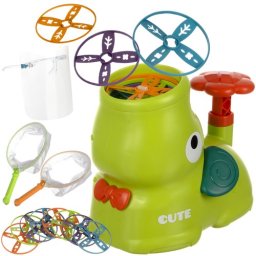 Lansator de discuri pentru copii Kruzzel cu 8 discuri si accesorii